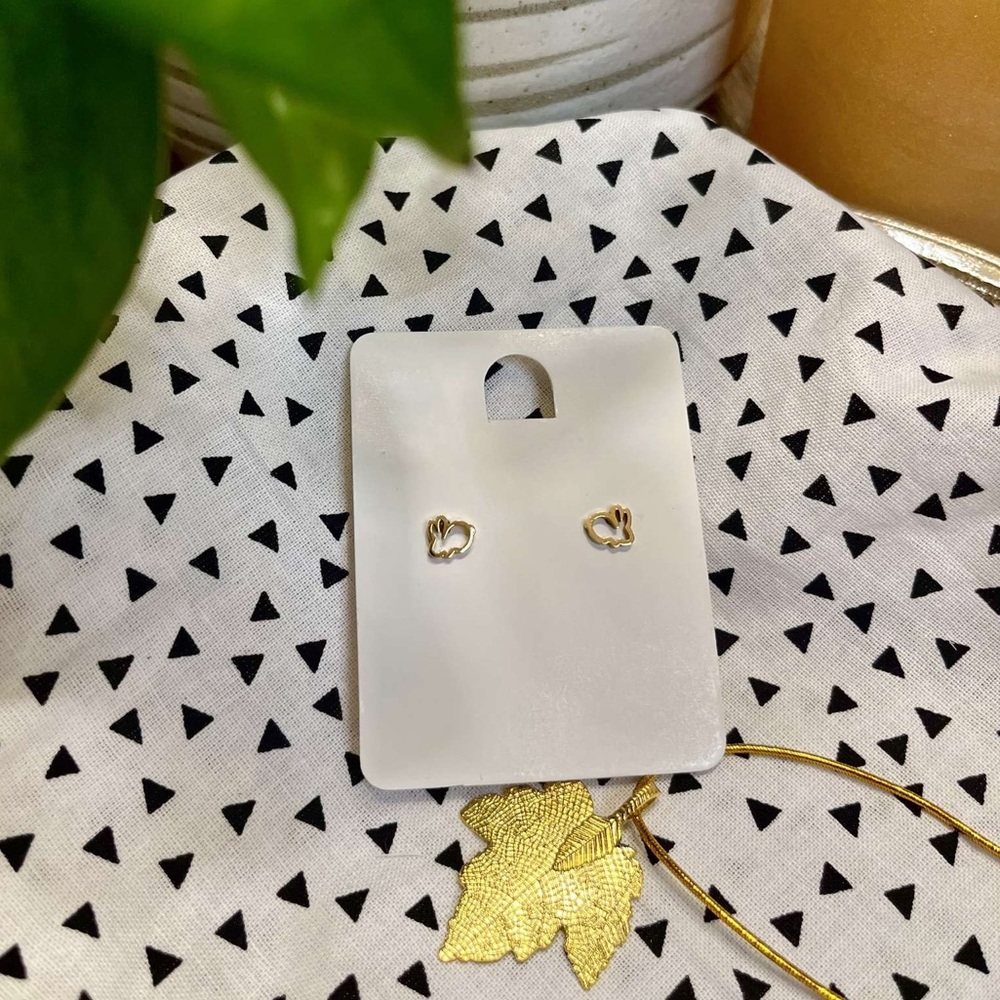Dainty rabbit earrings